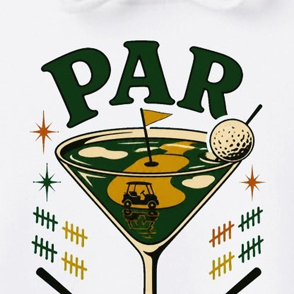 Par for the Course Hoodie - Detail Close-up