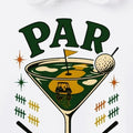 Par for the Course Hoodie - Detail Close-up