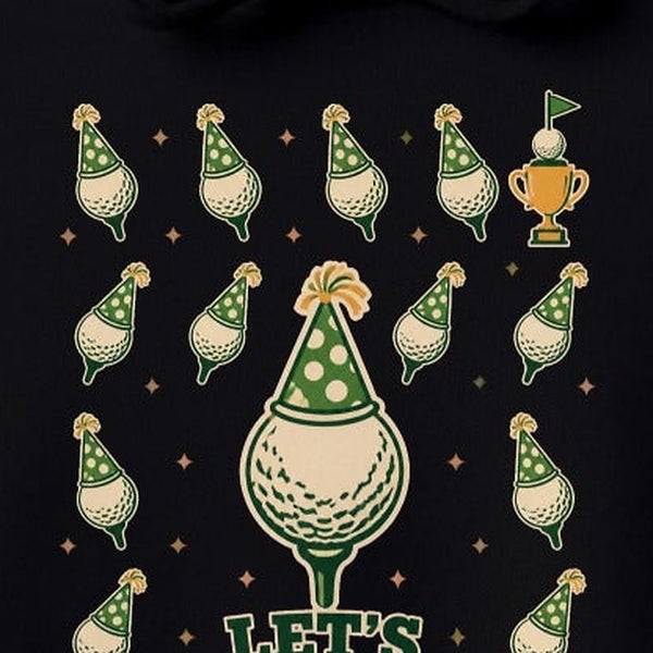Par-Tee Ball Grid Hoodie - Detail Close-up