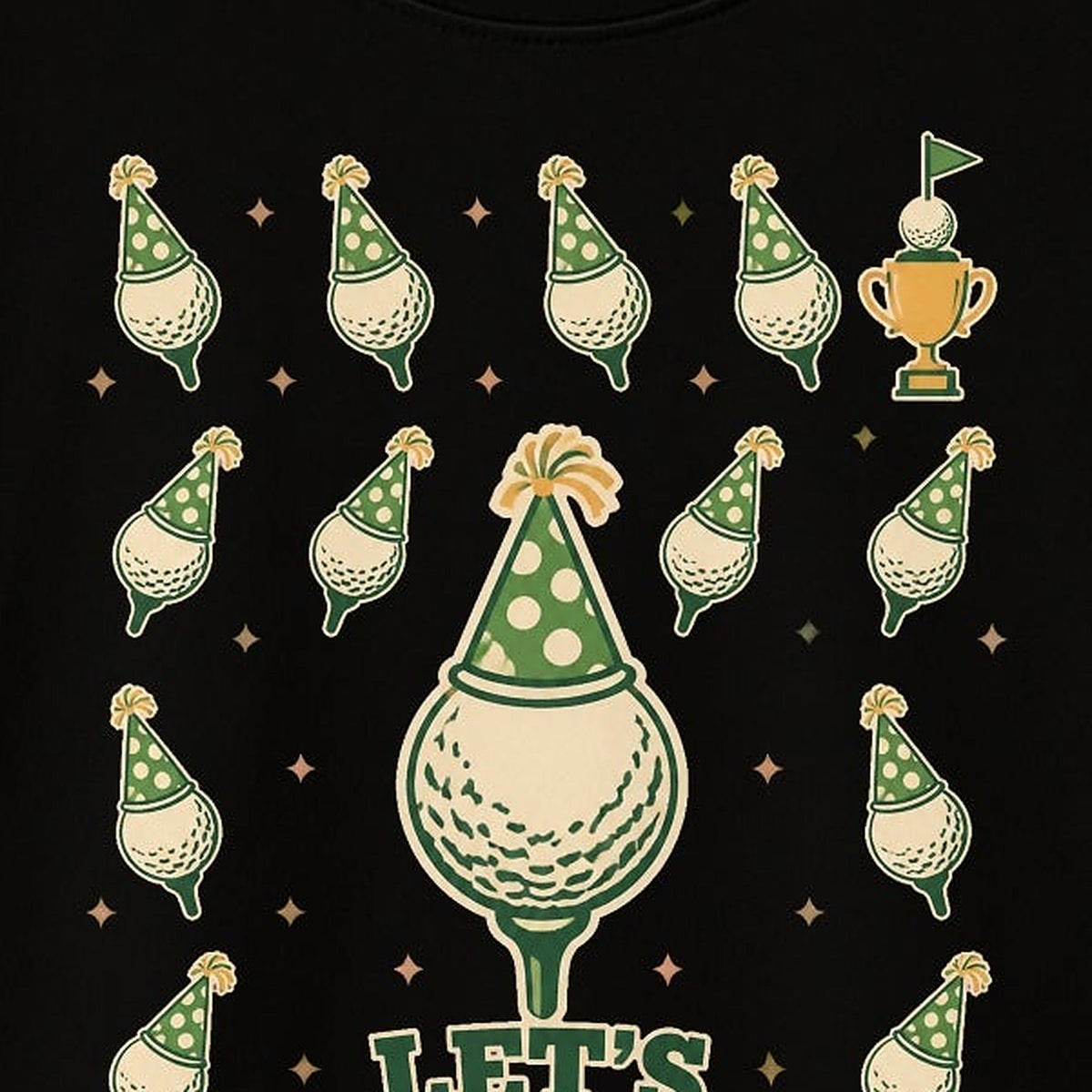 Par-Tee Ball Grid T-Shirt - Detail Close-up