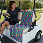 Parade Night Full-Size Towel & Car Seat Cover - On a Golf Cart Seat