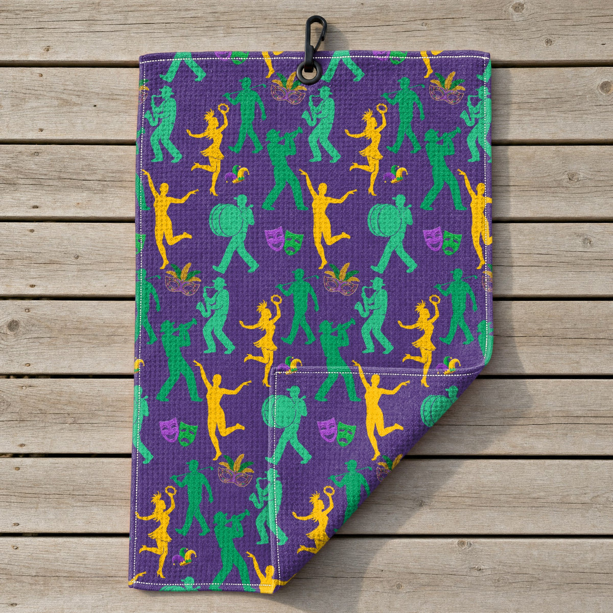 Parade Night Golf Towel - Laid Flat