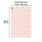 Peach State Golf Towel - Size Chart