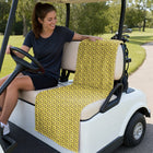 Pineapple Slut Full-Size Towel & Car Seat Cover - On a Golf Cart Seat