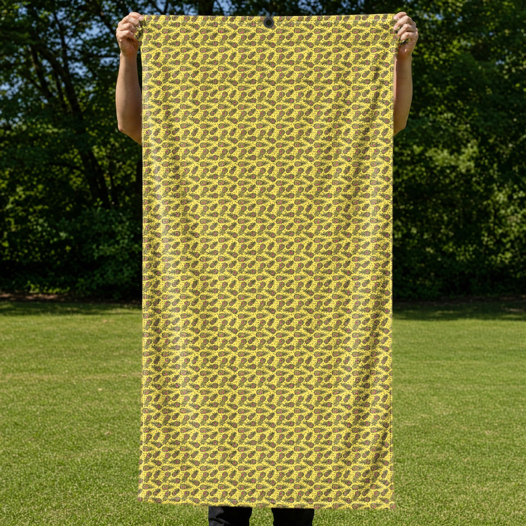 Pineapple Slut Full-Size Towel & Car Seat Cover - Held Open