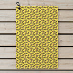 Pineapple Slut Golf Towel - Laid Flat