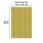 Pineapple Slut Golf Towel - Size Chart