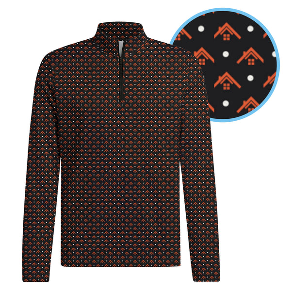 Pitch Perfect Half Zip Pullover - Detail Close-up
