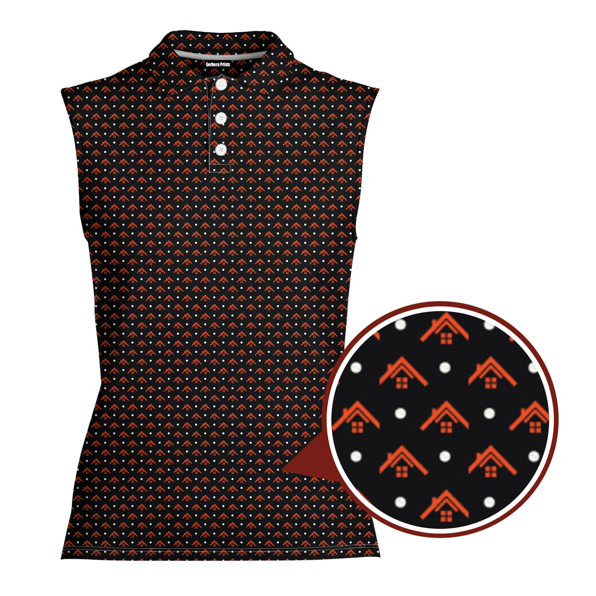 Pitch Perfect Women Sleeveless Polo Shirt - 1