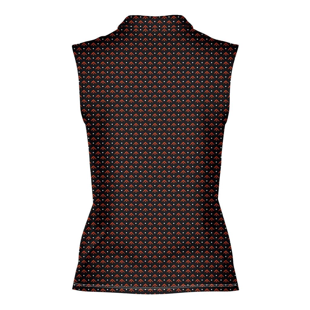 Pitch Perfect Women Sleeveless Polo Shirt - 3
