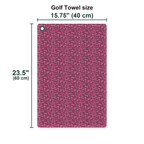 Pleasure Chest Golf Towel - Size Chart