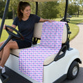 Polite Flip-Off Full-Size Towel & Car Seat Cover - On a Golf Cart Seat