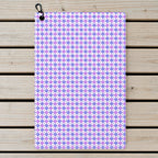 Polite Flip-Off Golf Towel - Laid Flat