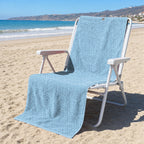 Puzzle Lovers Full-Size Towel & Car Seat Cover - On a Beach Chair