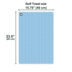 Puzzle Lovers Golf Towel - Size Chart