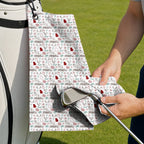 Red Clay Golf Towel - Cleaning a Club