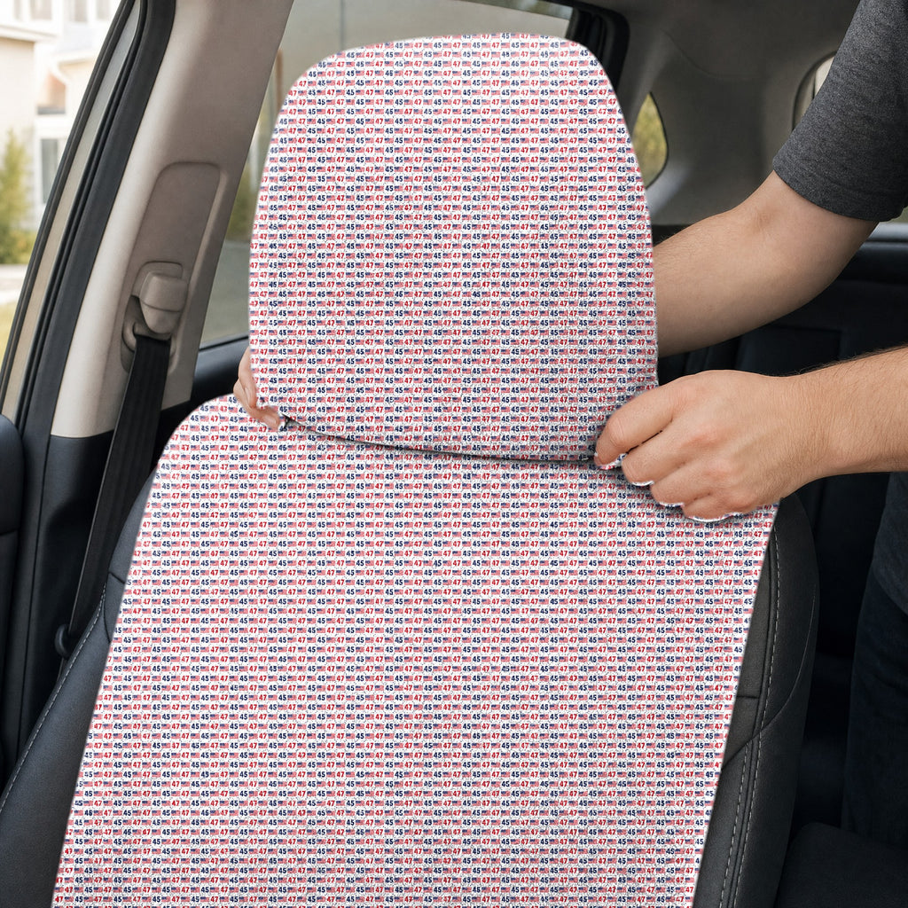Red Comeback Full-Size Towel & Car Seat Cover - Headrest Pocket