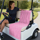 Red Solo Cup Full-Size Towel & Car Seat Cover - On a Golf Cart Seat
