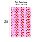 Red Solo Cup Golf Towel - Size Chart