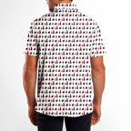 Reindeer Games Polo Shirt For Men - M-WHITE-B