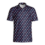 Reindeer Games Polo Shirt For Men - NAVY-FRONT