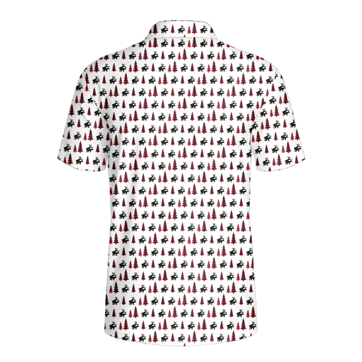 Reindeer Games Polo Shirt For Men - WHITE-BACK