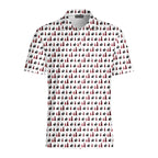 Reindeer Games Polo Shirt For Men - WHITE-FRONT