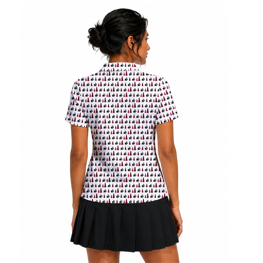 Reindeer Games Polo Shirt For Women - WM5