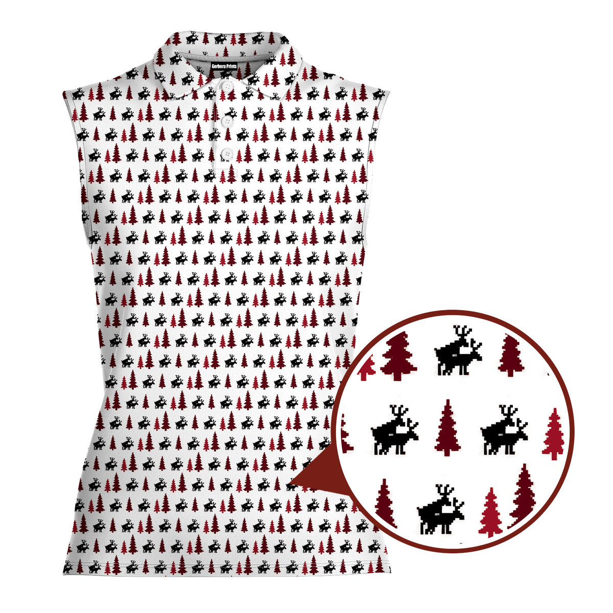 Reindeer Games Women Sleeveless Polo Shirt - 1