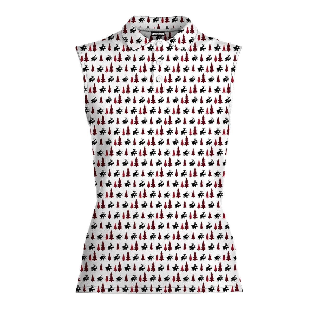 Reindeer Games Women Sleeveless Polo Shirt - 2