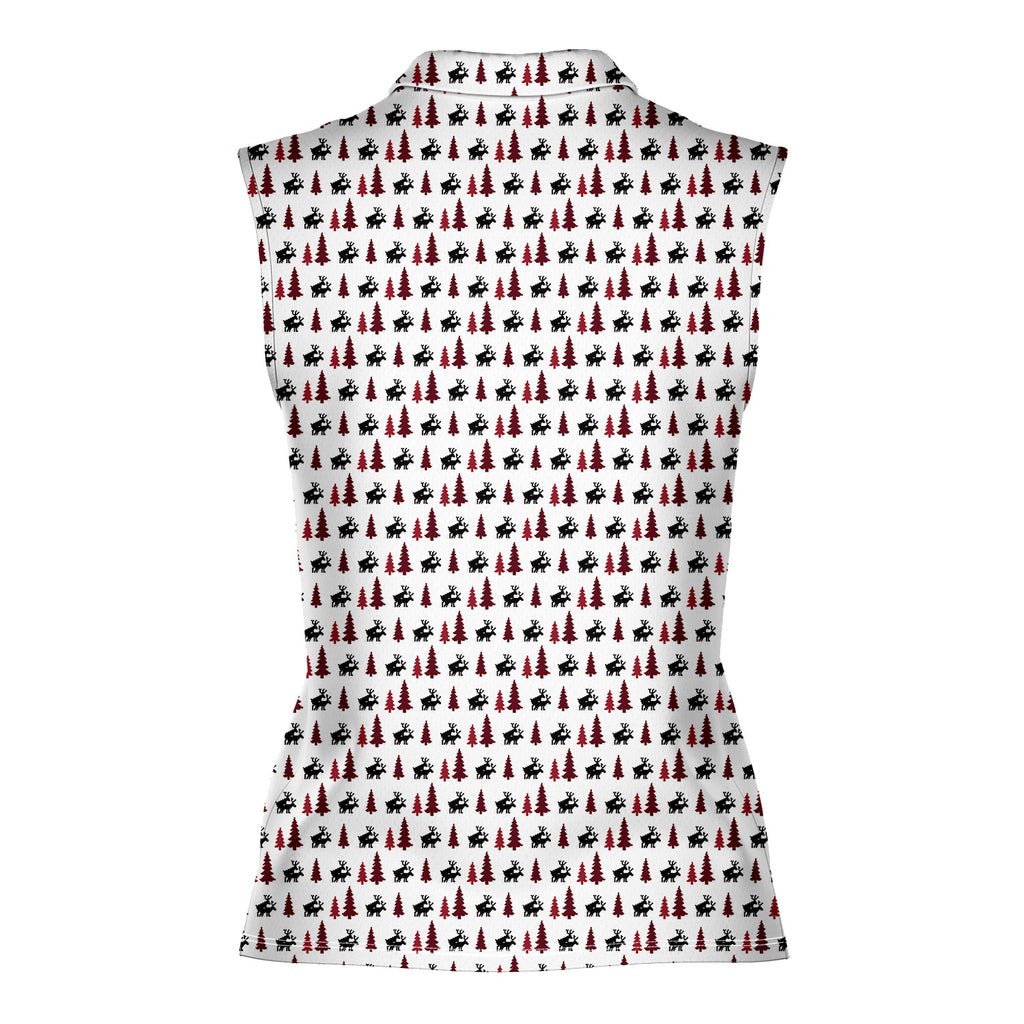 Reindeer Games Women Sleeveless Polo Shirt - 3