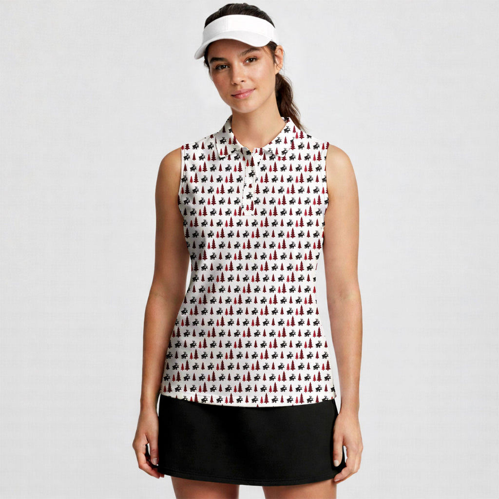 Reindeer Games Women Sleeveless Polo Shirt - WM4