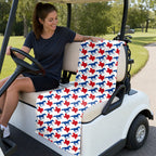 Ride ‘Em Full-Size Towel & Car Seat Cover - On a Golf Cart Seat