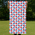 Ride ‘Em Full-Size Towel & Car Seat Cover - Held Open