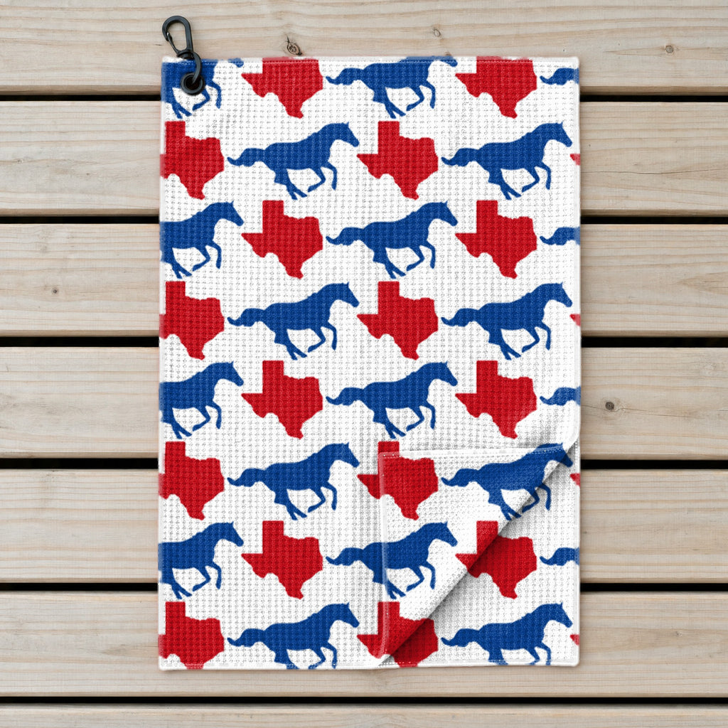 Ride ‘Em Golf Towel - Laid Flat