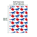 Ride ‘Em Golf Towel - Size Chart