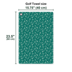 Risky Texts Golf Towel - Size Chart