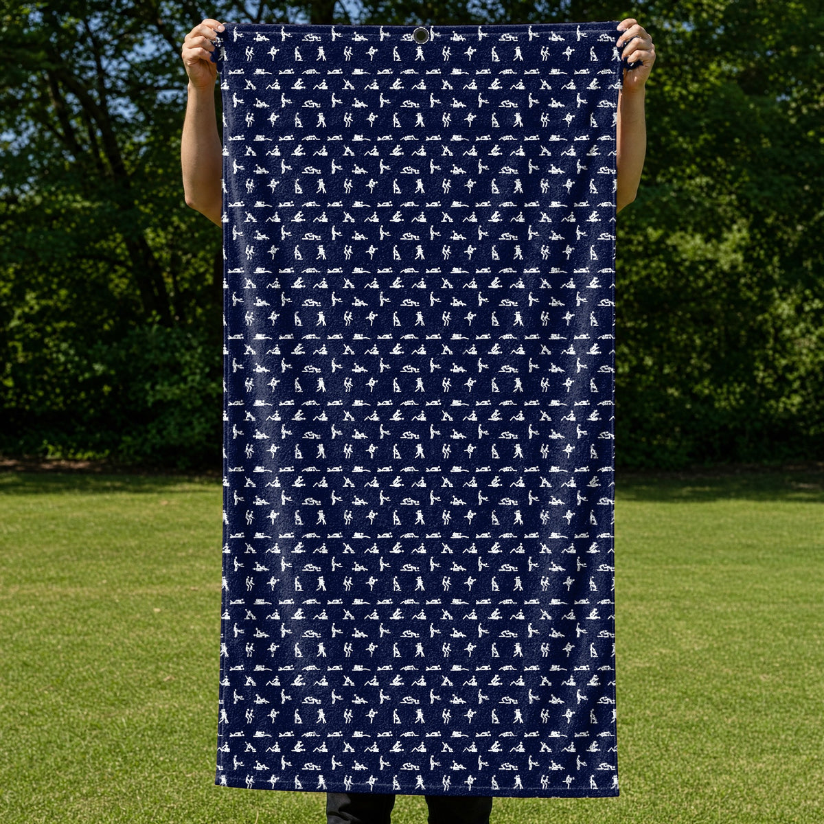 S-e-x Ed. Full-Size Towel & Car Seat Cover - Held Open