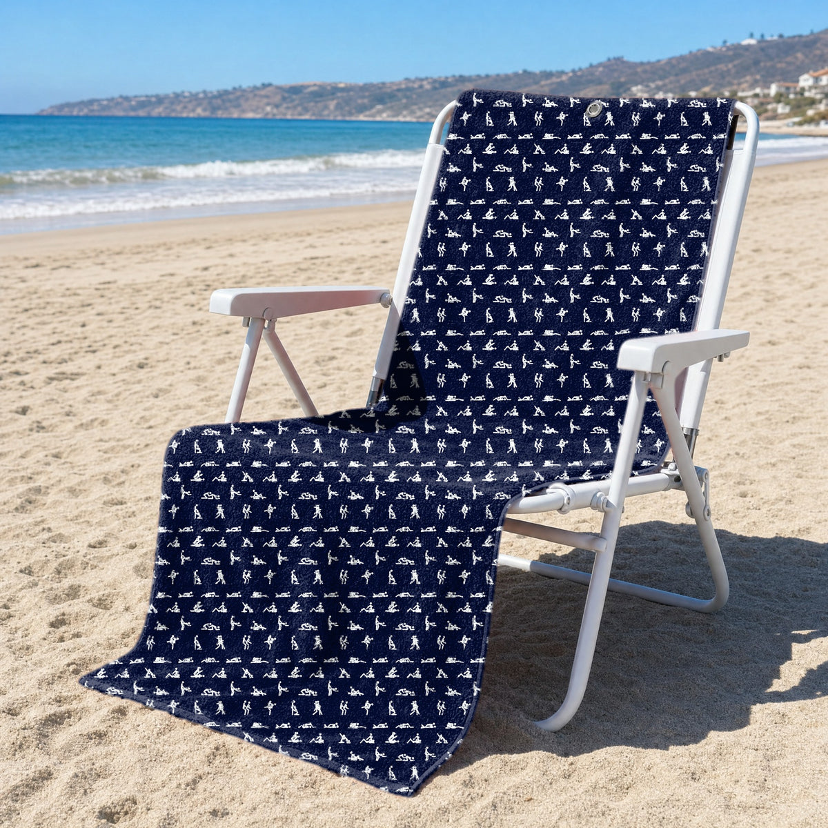 S-e-x Ed. Full-Size Towel & Car Seat Cover - On a Beach Chair
