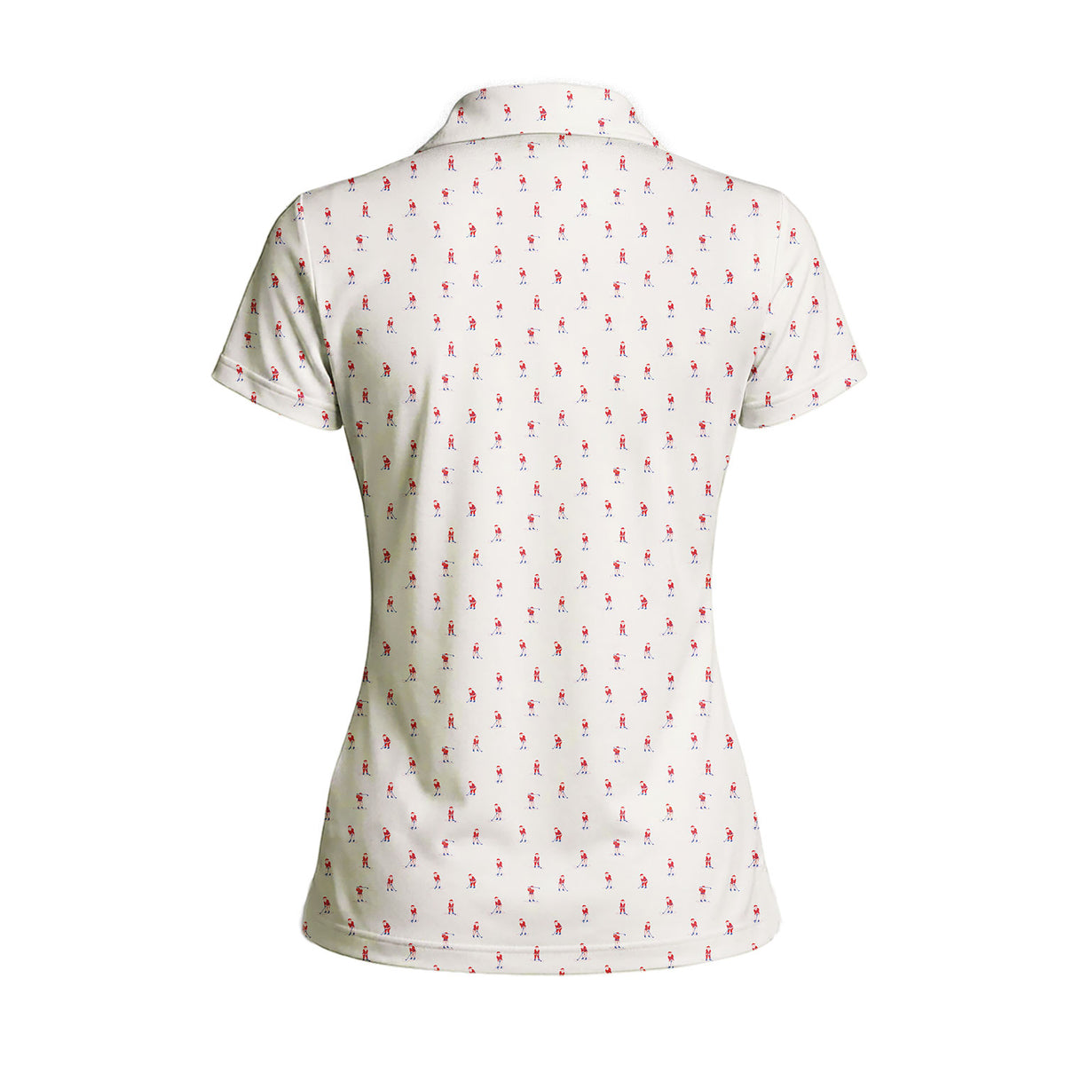 Santa’s Back Nine Polo Shirt For Women - 3