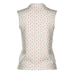 Santa’s Back Nine Women Sleeveless Polo Shirt - 3
