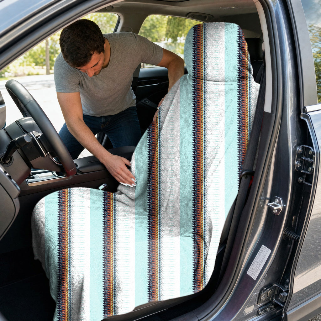 Sasquatch Bigfoot Full-Size Towel & Car Seat Cover - In the Car