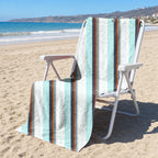 Sasquatch Bigfoot Full-Size Towel & Car Seat Cover - On a Beach Chair