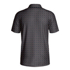 Schoen's Roofing, Hail Storm Polo Shirt For Men - Back