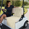 Scope Creep Full-Size Towel & Car Seat Cover - On a Golf Cart Seat