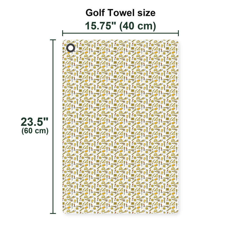 Scope Creep Golf Towel - Size Chart