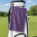 Seductive Witch Golf Towel - Hanging on a Golf Bag