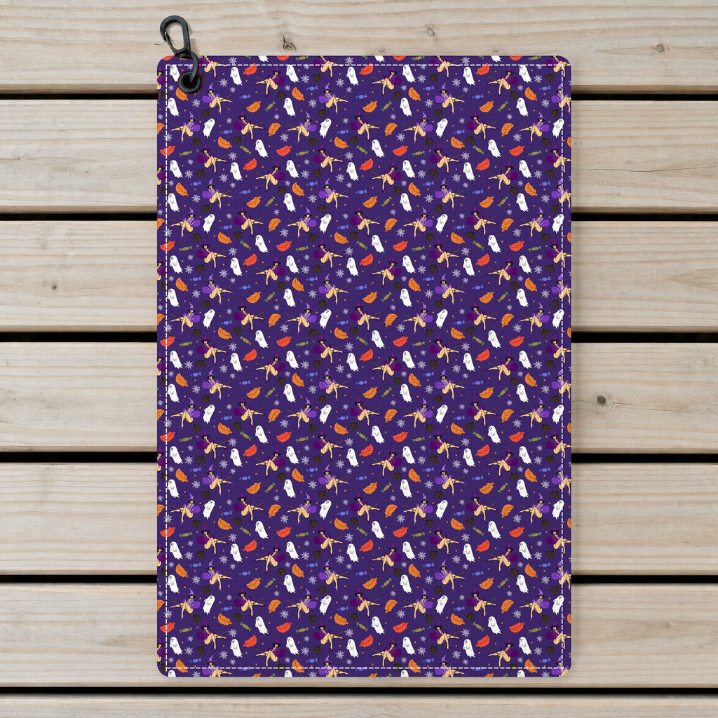 Seductive Witch Golf Towel - Laid Flat