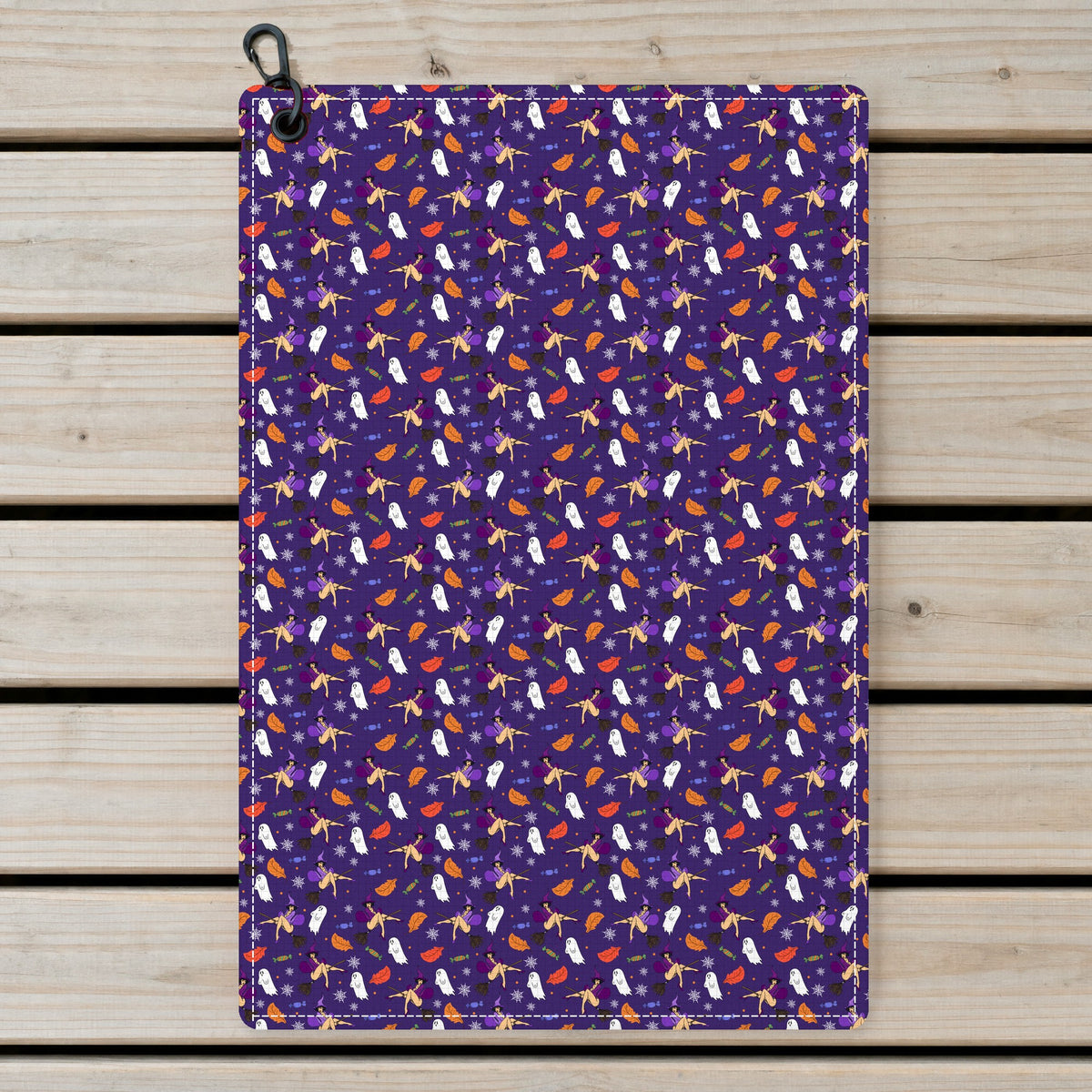 Seductive Witch Golf Towel - Laid Flat