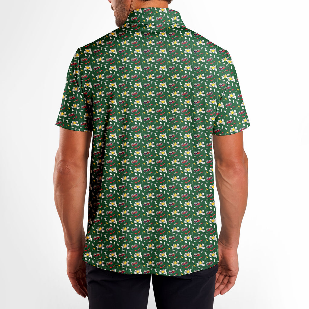 Self-Proclaimed MVP Polo Shirt For Men - Model Back